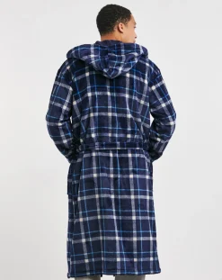 Joe Browns Fleece Check Dressing Gown