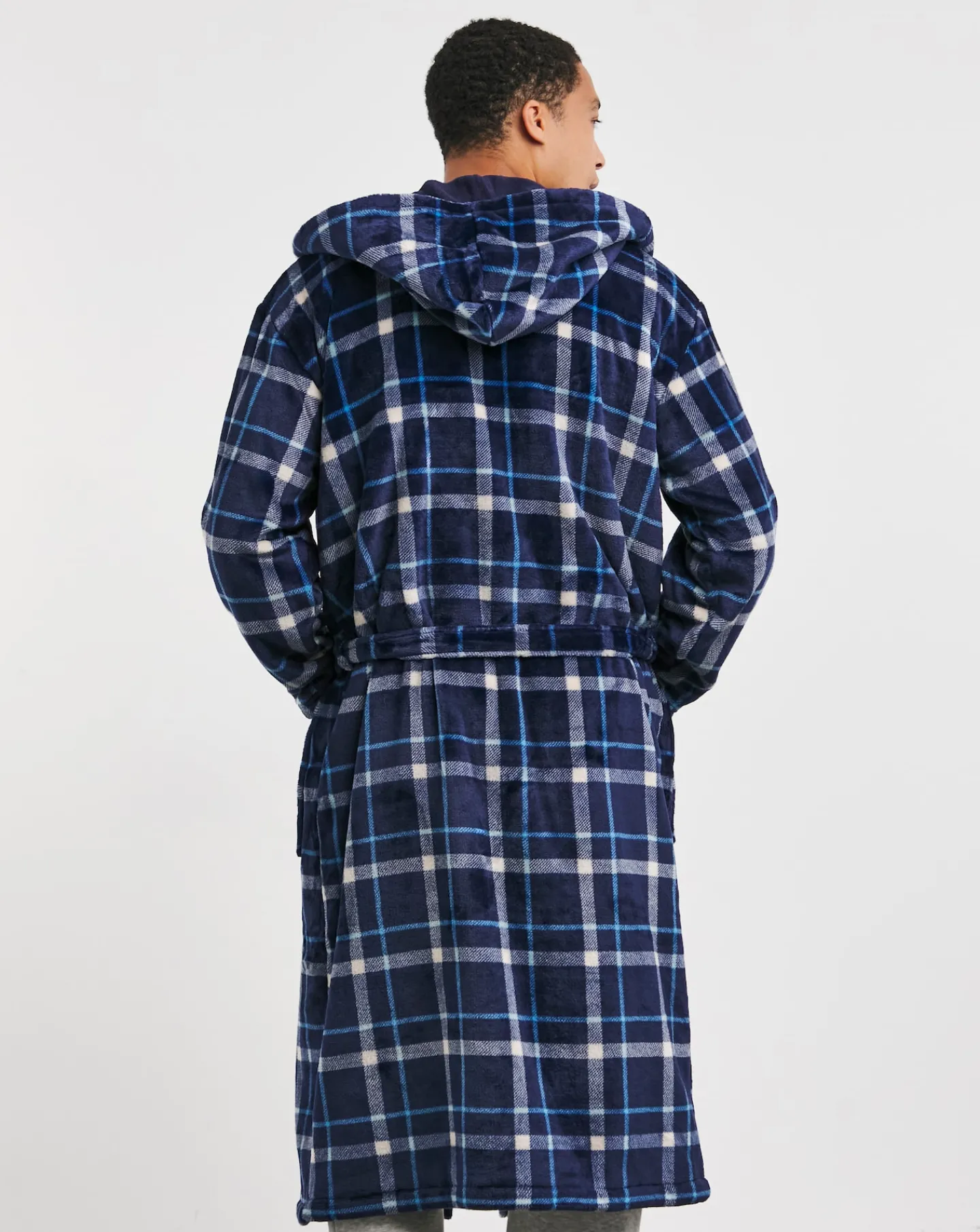 Joe Browns Fleece Check Dressing Gown