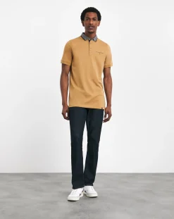 Joe Browns Printed Collar Polo Shirt Long Length