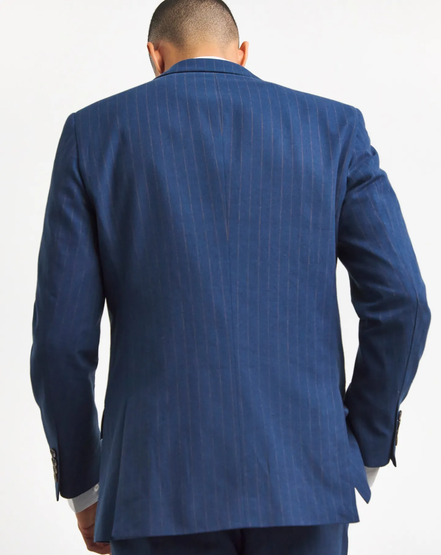 Joe Browns Striped Cotton Linen Suit Blazer