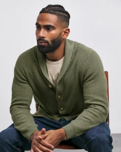 Jacamo Fisherman Shawl Neck Cardigan
