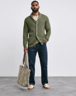Jacamo Fisherman Shawl Neck Cardigan