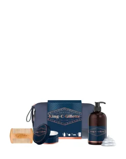 Gillette King C Washbag: Wash, Balm + Comb
