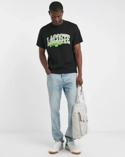Lacoste Short Sleeve Varsity Logo T-Shirt
