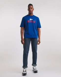 Lacoste X Netflix Logo T-Shirt
