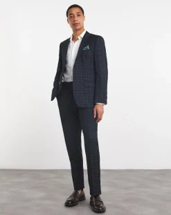 Jacamo Large Gingham Check Suit Jacket
