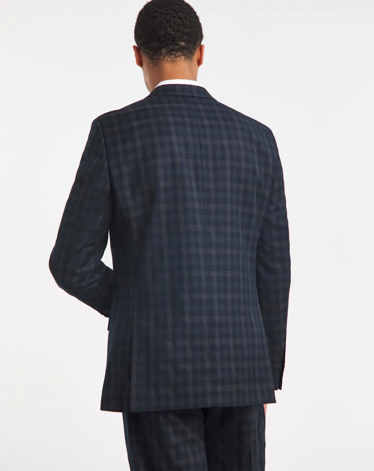Jacamo Large Gingham Check Suit Jacket