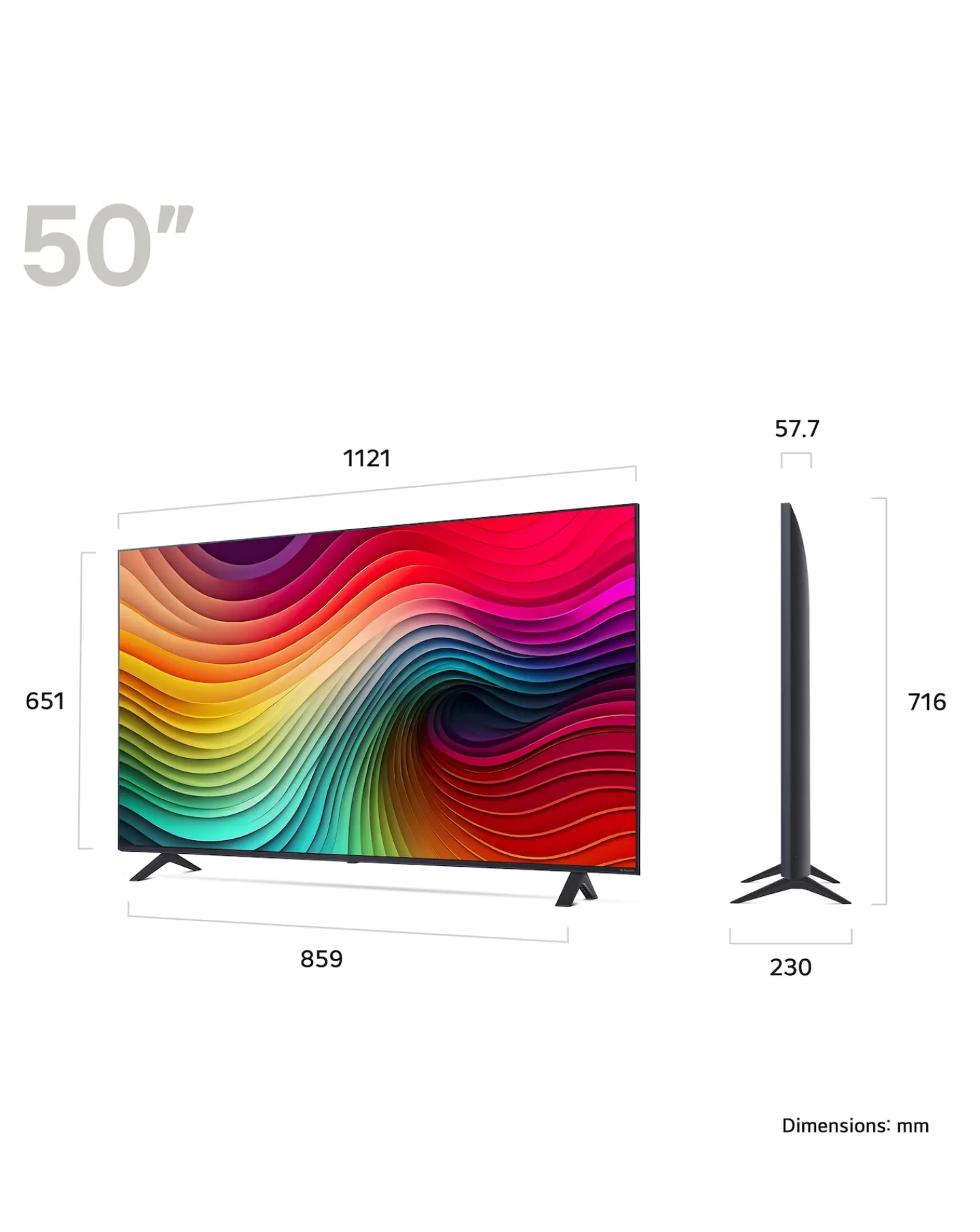 LG 50NANO81T6A 50in NanoCell 4K Ultra HD HDR Smart TV
