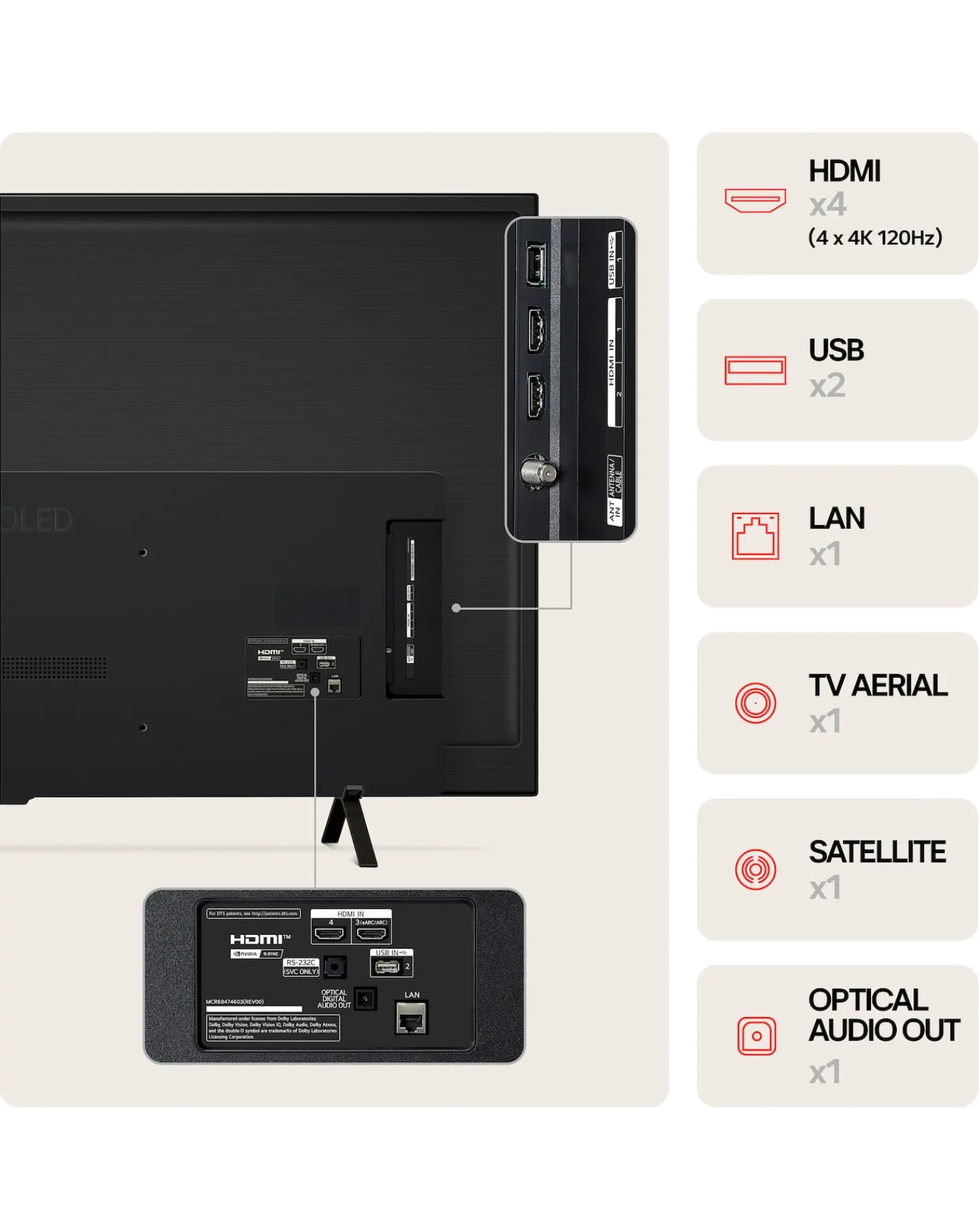 LG OLED65B46LA 65in OLED Advanced 4K UHD HDR Smart TV