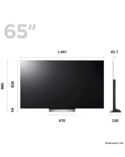 LG OLED65C36LC 65in OLED Advanced Smart 4K UHD HDR Freeview TV