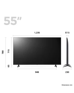 LG 55UR78006LK 55in LED 4K UHD HDR ThinQ Smart Freeview TV