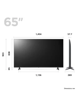 LG 65UT80006LK 65in LED 4K UHD HDR ThinQ Smart TV