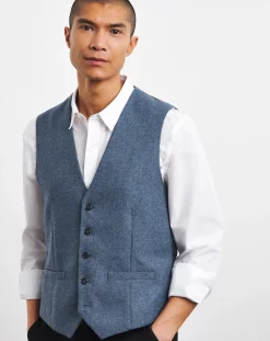Jacamo Light Donegal Regular Fit Waistcoat