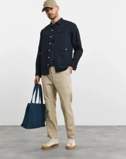 Jacamo Linen Blend Straight Fit Trouser