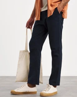 Jacamo Linen Blend Tapered Elasticated Trouser