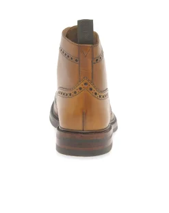 Loake Bedale Mens Wide Fit Brogue Boots