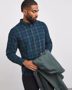 Jacamo Long Sleeve Button Down Check Shirt