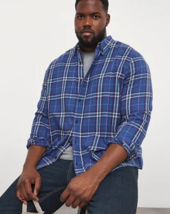 Jacamo Long Sleeve Button Down Check Shirt