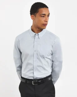 Jacamo Long Sleeve Button Down Poplin Shirt