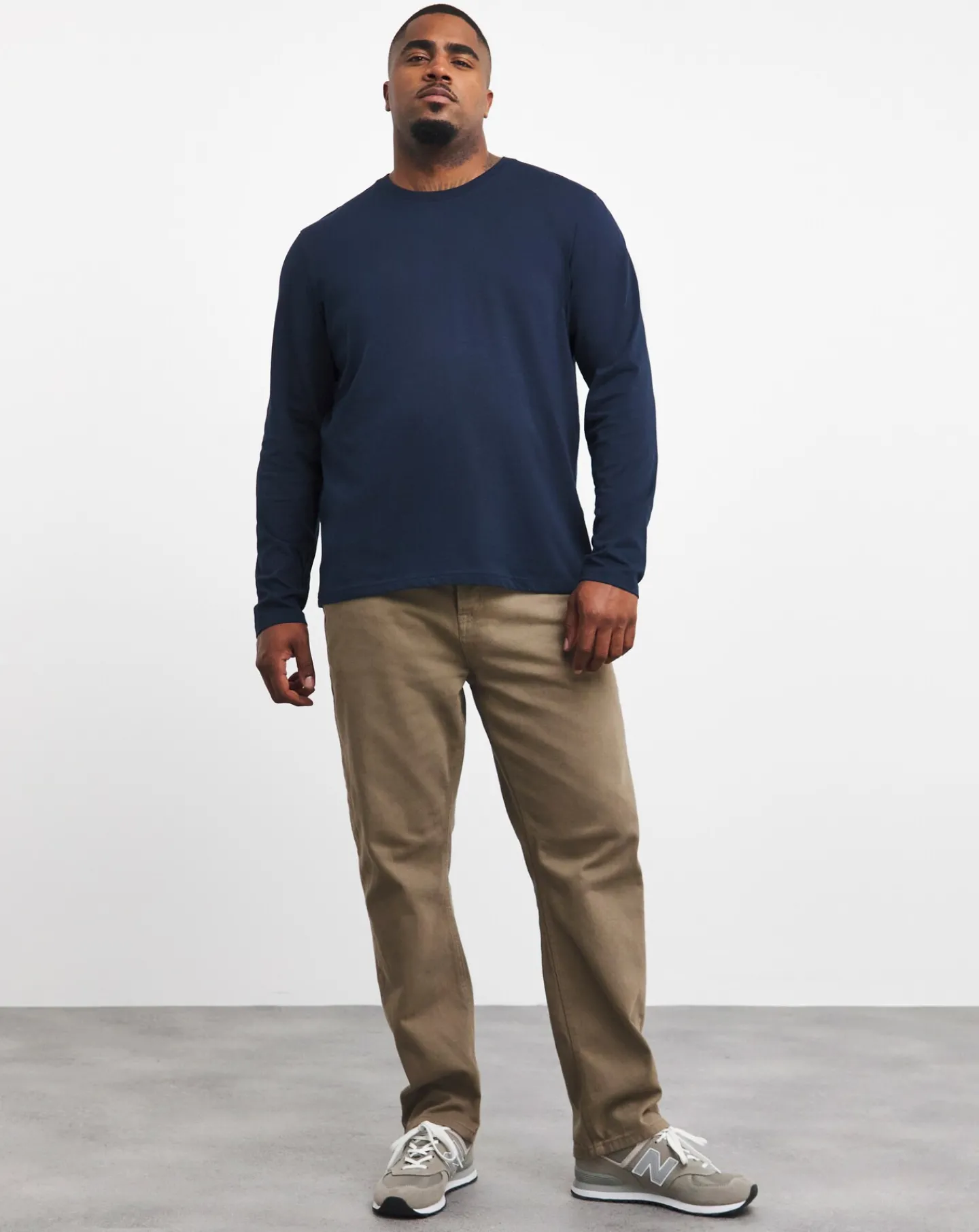 Jacamo Long Sleeve Crew Neck T-shirt Long