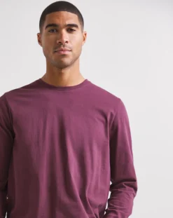 Jacamo Long Sleeve Crew Neck T-Shirt Long