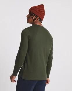 Jacamo Long Sleeve Grandad T-Shirt Long