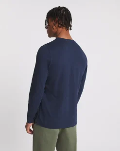 Jacamo Long Sleeve Grandad T-Shirt Long