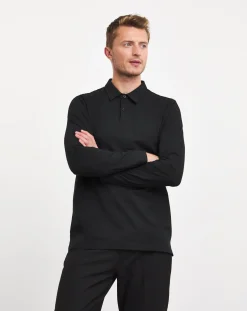Jacamo Long Sleeve Jersey Polo
