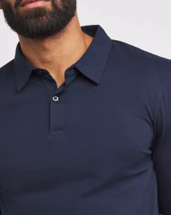 Jacamo Long Sleeve Jersey Polo Long