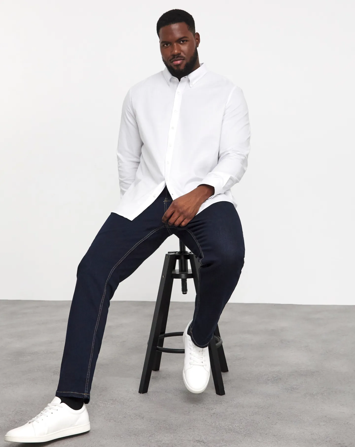 Jacamo Long Sleeve Oxford Shirt Regular Length