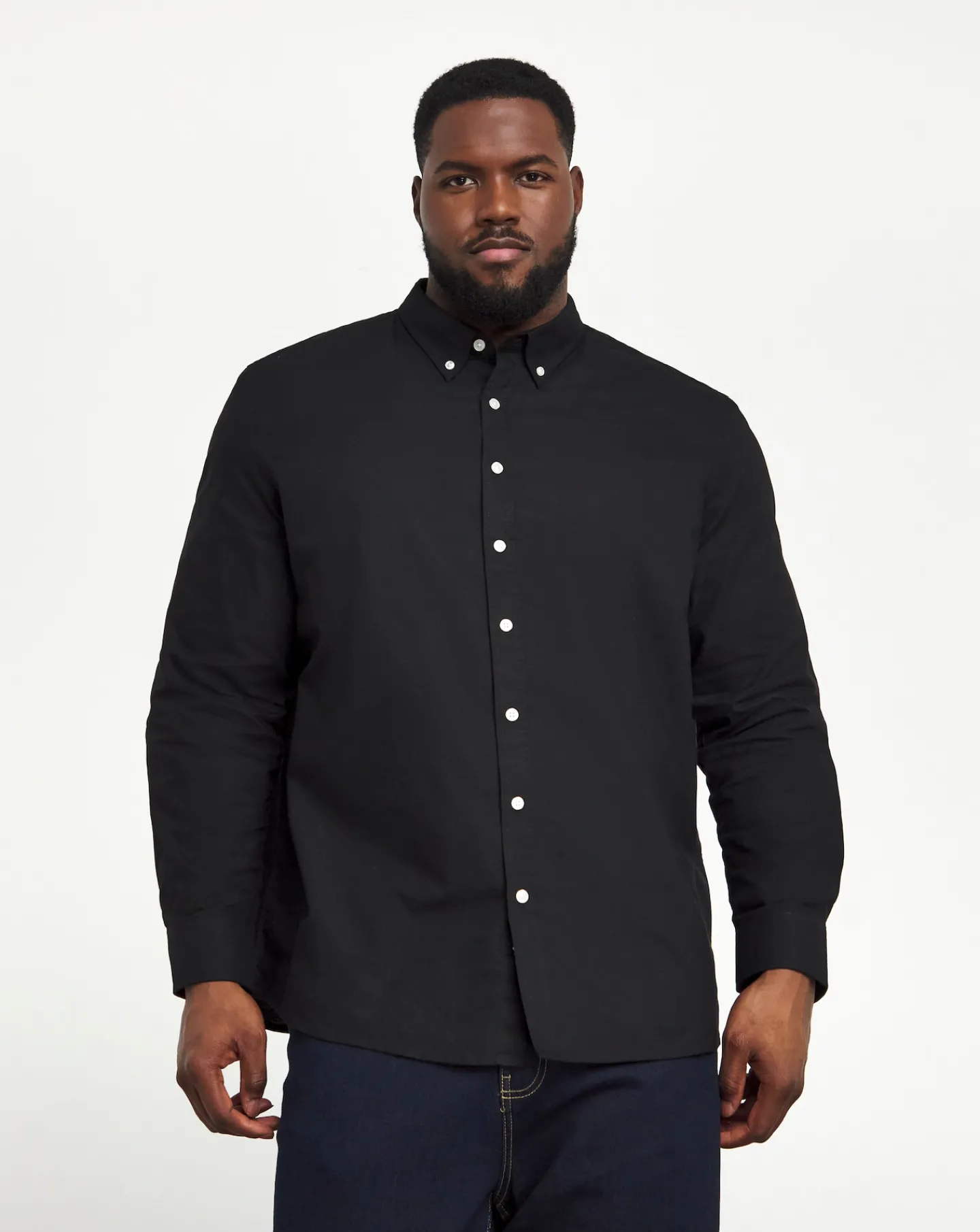 Jacamo Long Sleeve Oxford Shirt Regular