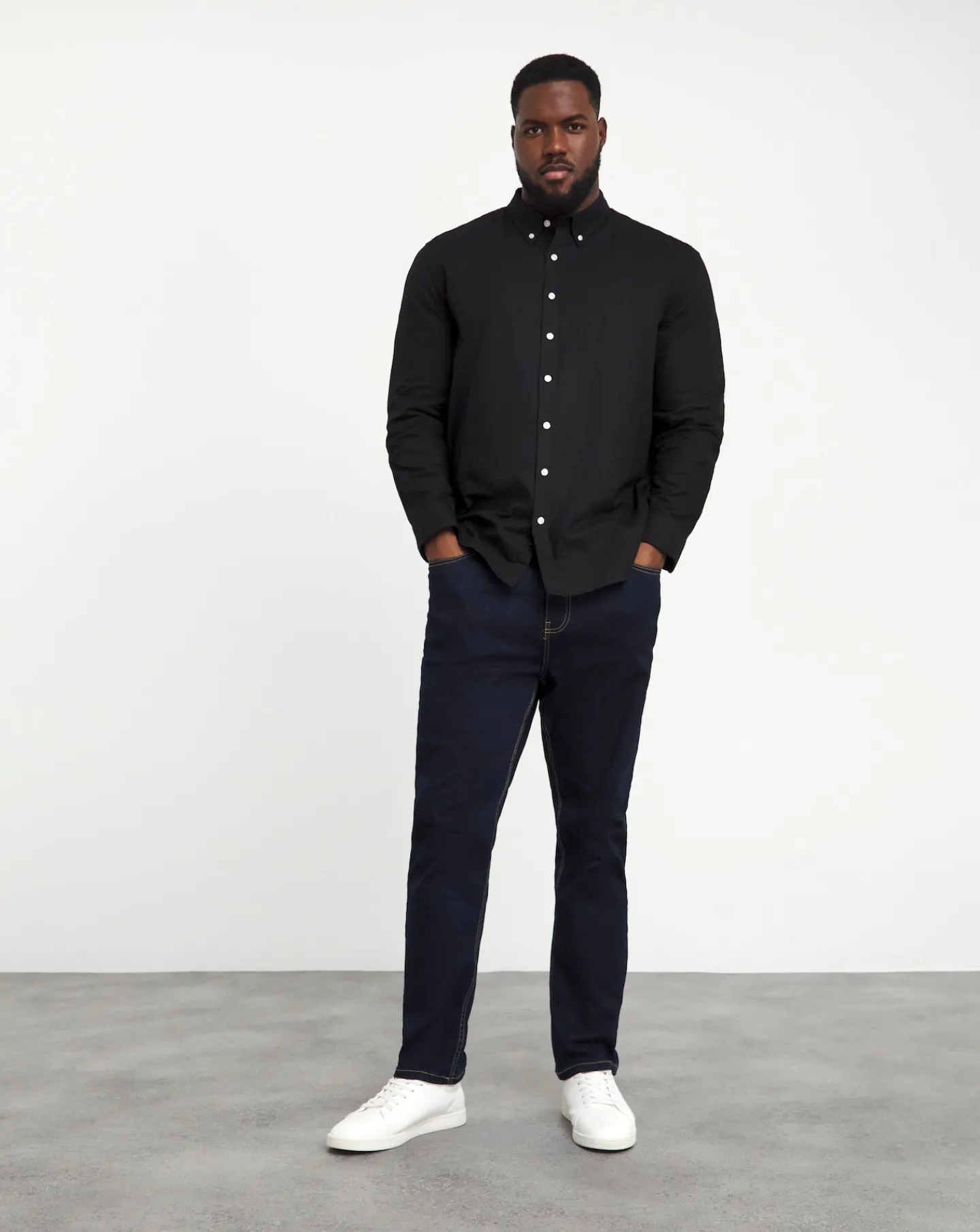 Jacamo Long Sleeve Oxford Shirt Regular