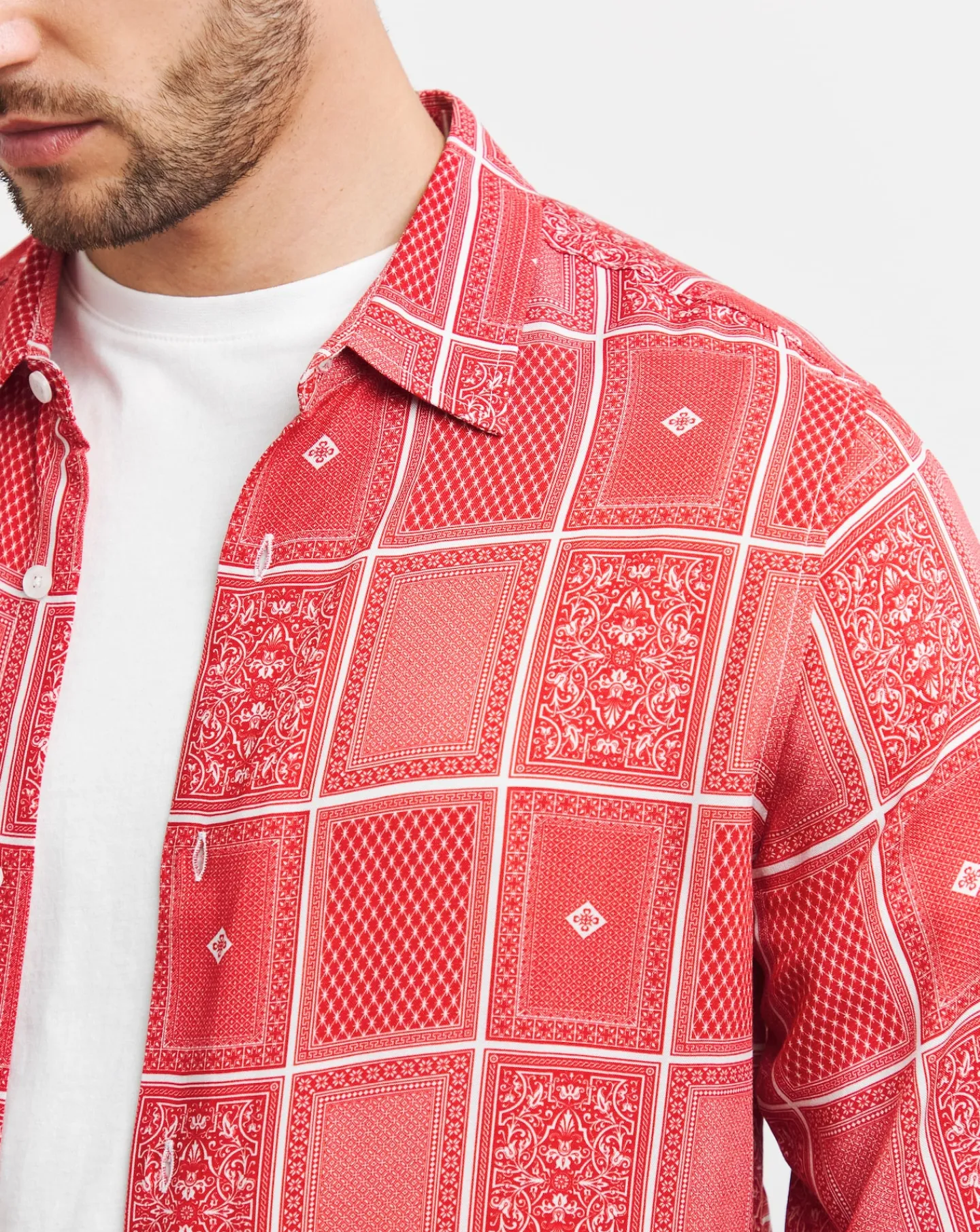 Jacamo Long Sleeve Playing Card Shirt