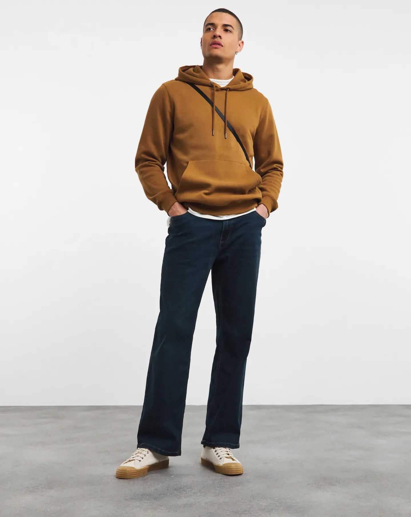Jacamo Loose Fit Stretch Jeans Dark Tint