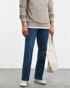 Jacamo Loose Fit Stretch Jeans Mid Wash