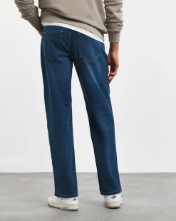 Jacamo Loose Fit Stretch Jeans Mid Wash