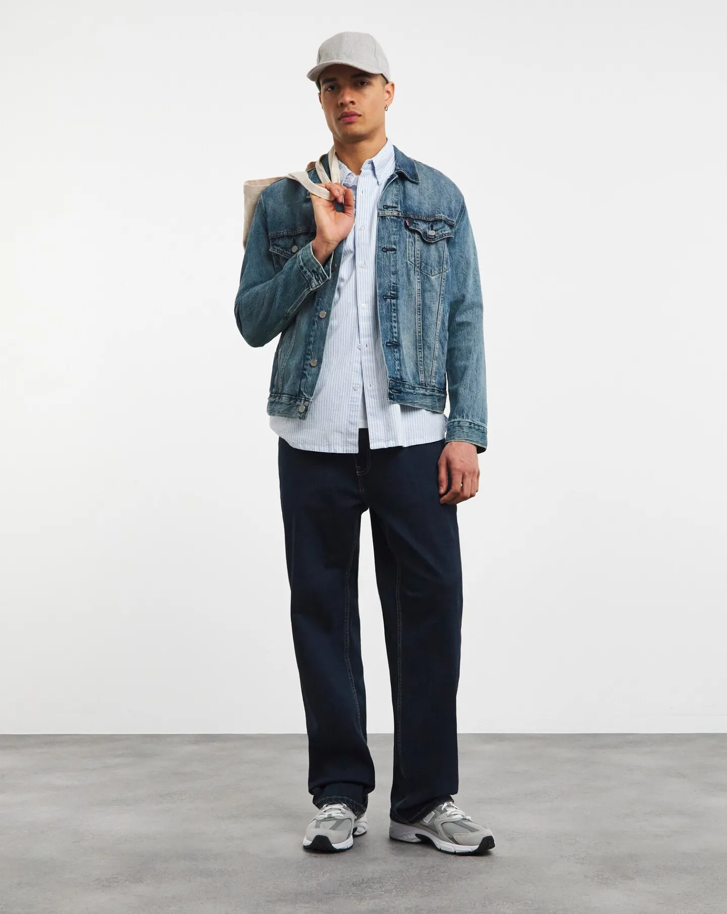 Jacamo Loose Fit Stretch Jeans Wash