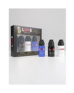 LUKE 3 x 15ml perfume sprays with solid lion lids