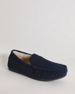 Jacamo Luxury Suede Loafer Slipper Wide