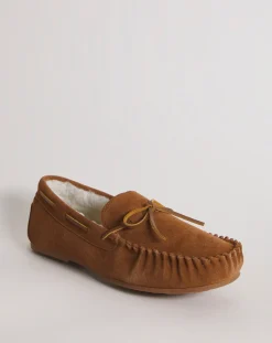 Jacamo Luxury Suede Loafer Slipper Wide