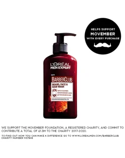 L'Oreal Men Expert L'Oreal Men Expert Barber Club Beard, Hair and Face Wash