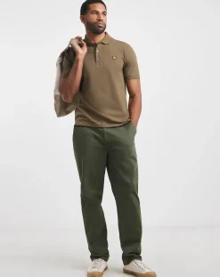Lyle & Scott Lyle & Scott Brown Classic Short Sleeve Polo