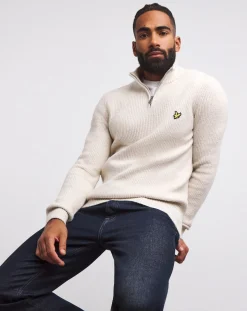 Lyle & Scott Lyle & Scott Cove 1/4 Zip Shackers Stitch Jumper