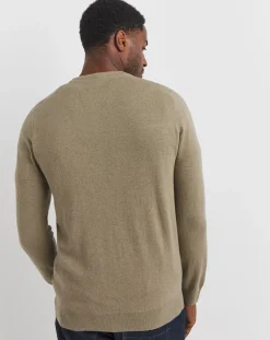 Lyle & Scott Lyle & Scott Green Classic Cotton Merino Jumper
