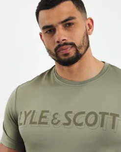 Lyle & Scott Lyle & Scott Sport Short Sleeve Shadow Logo T-Shirt