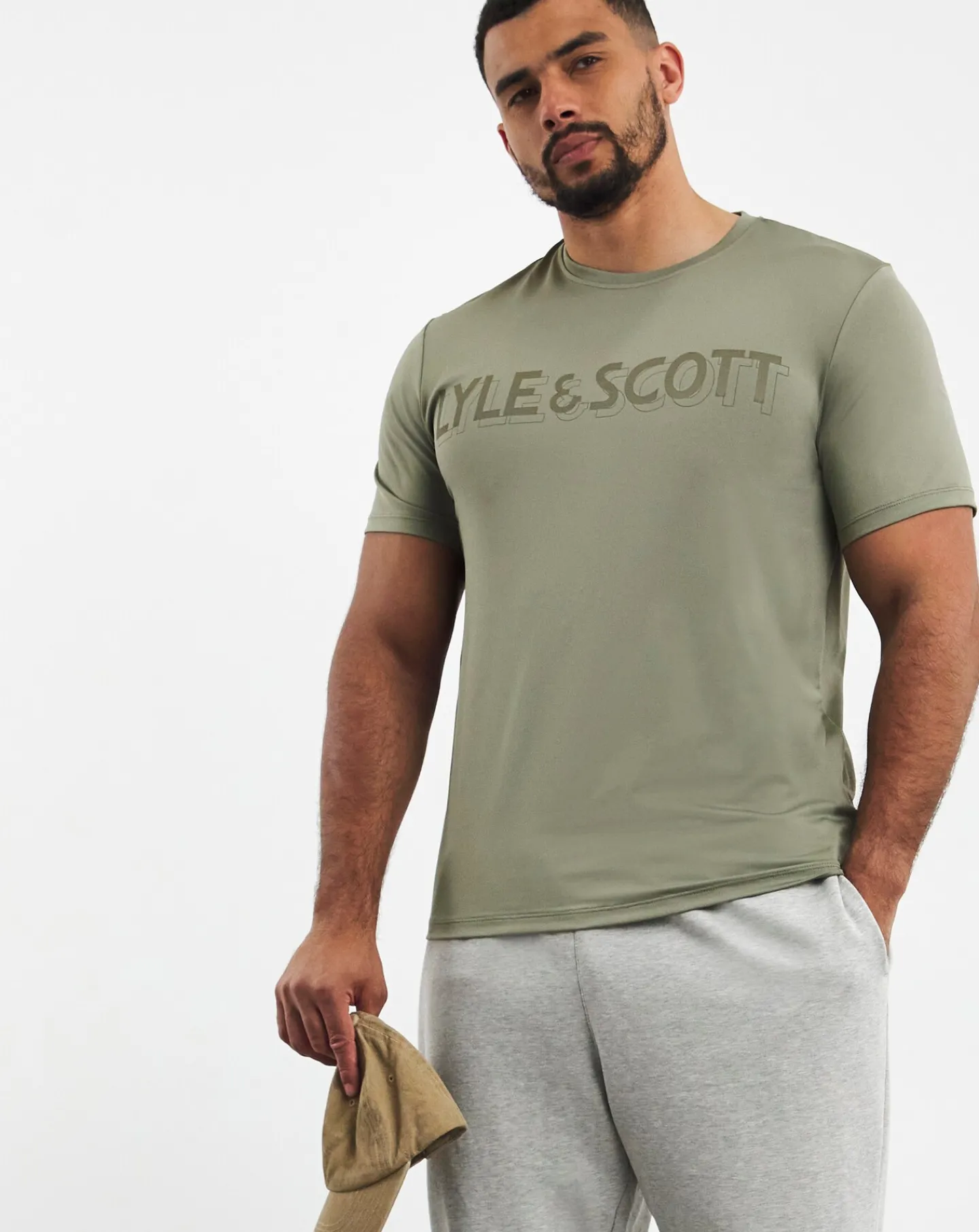 Lyle & Scott Lyle & Scott Sport Short Sleeve Shadow Logo T-Shirt