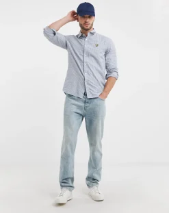 Lyle & Scott Lyle & Scott Long Sleeve Gingham Checked Shirt