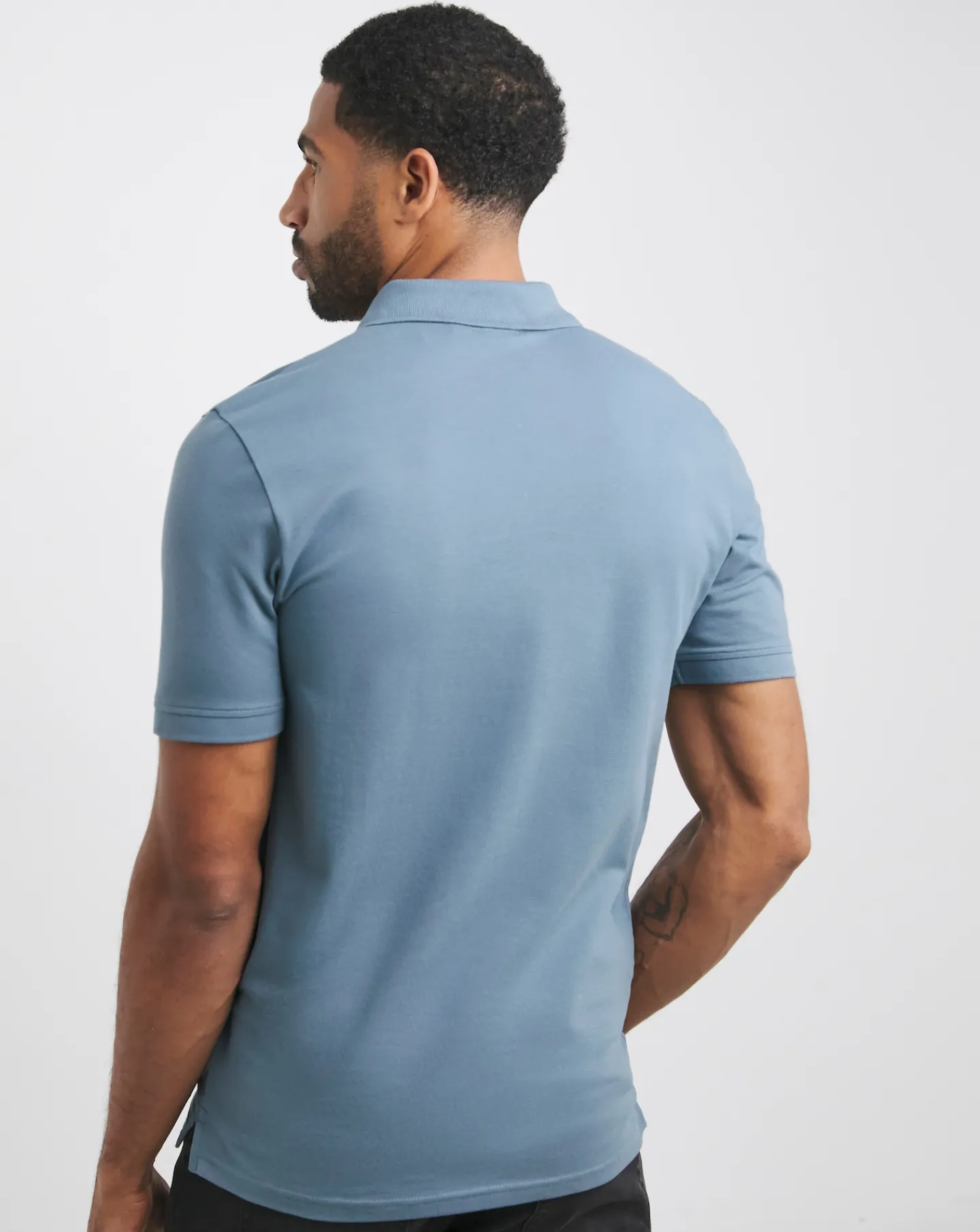 Lyle & Scott Lyle & Scott Mist Blue Classic Short Sleeve Polo