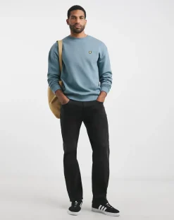 Lyle & Scott Lyle & Scott Mist Blue Oversized Crew Sweat