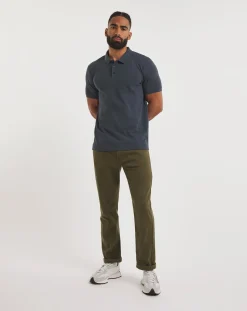 Jacamo Marl Pique Polo Long